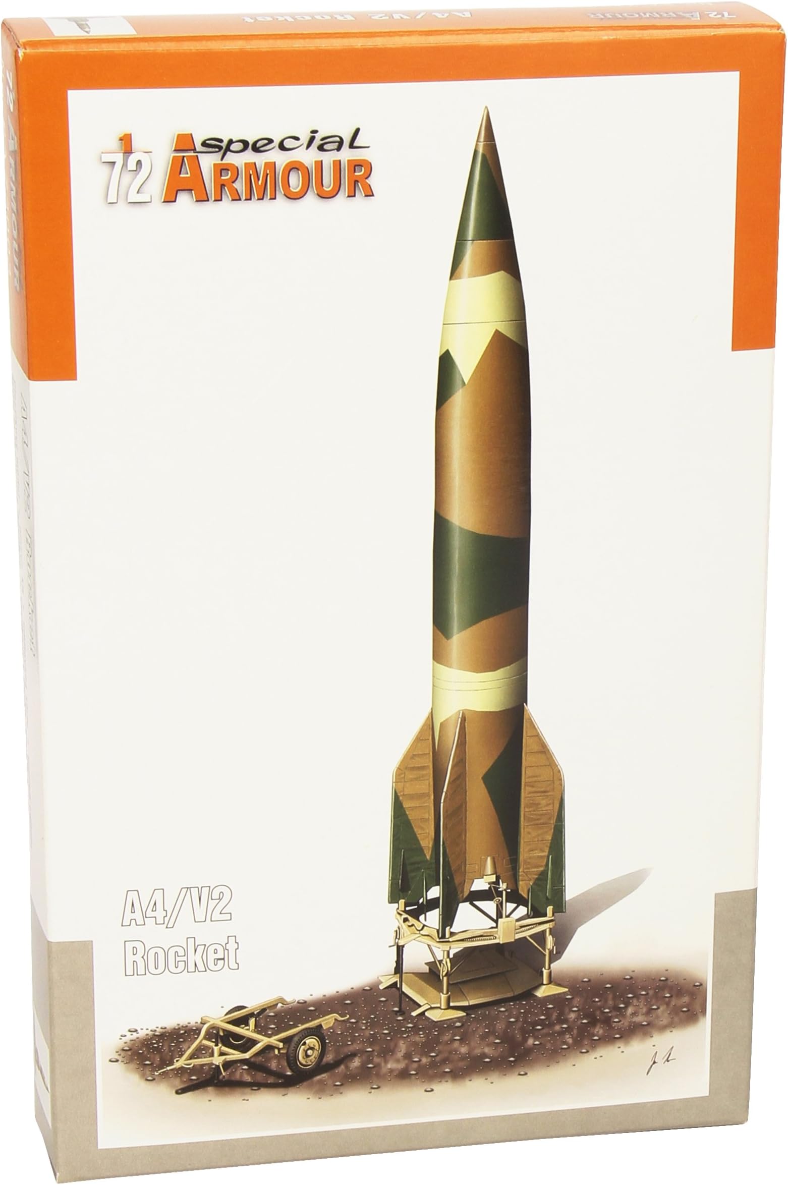 Special Armour 1/72 A-4/V-2 rocket w/launch platform # 72003