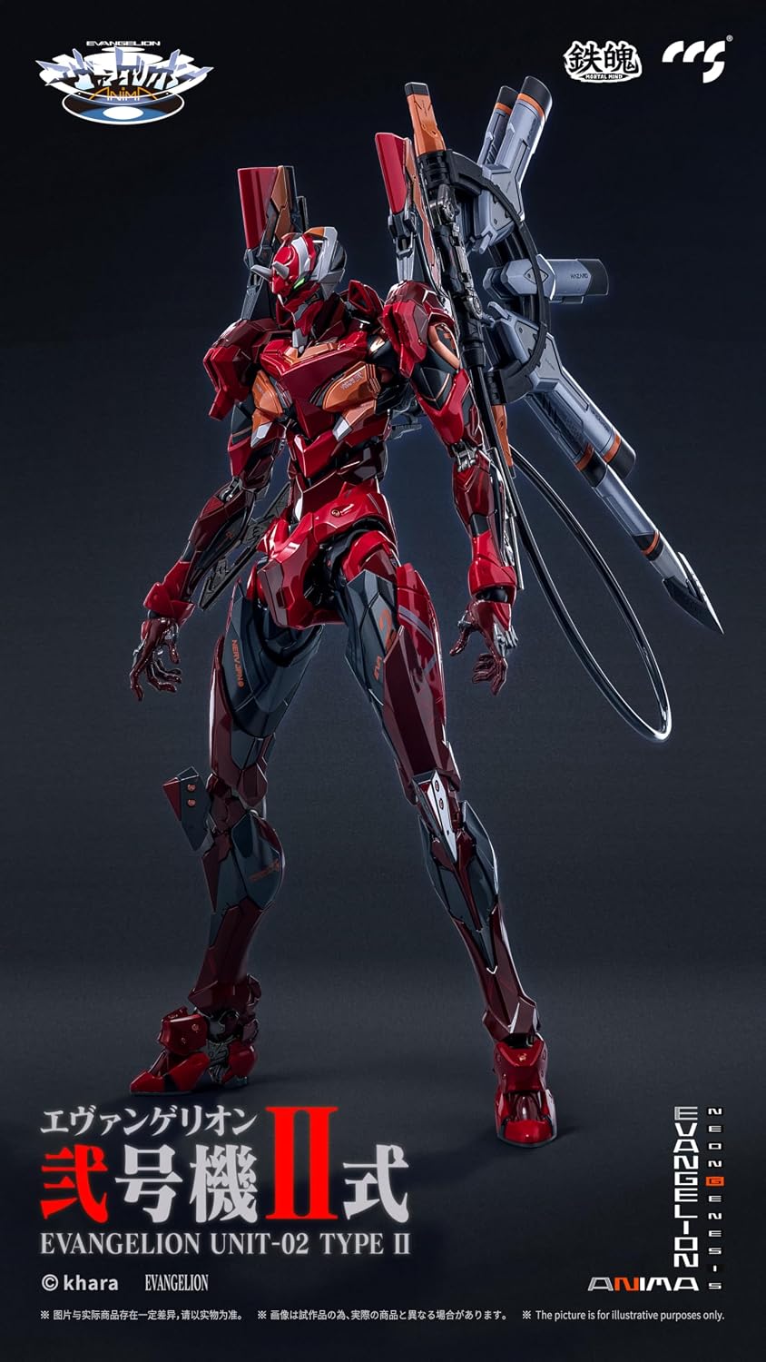 Tetsukashi Mort Mind Series Evangelion ANIMA, Model II, PVC, ABS, POM, PV, Alloy, Magnet, Painted Action Figure