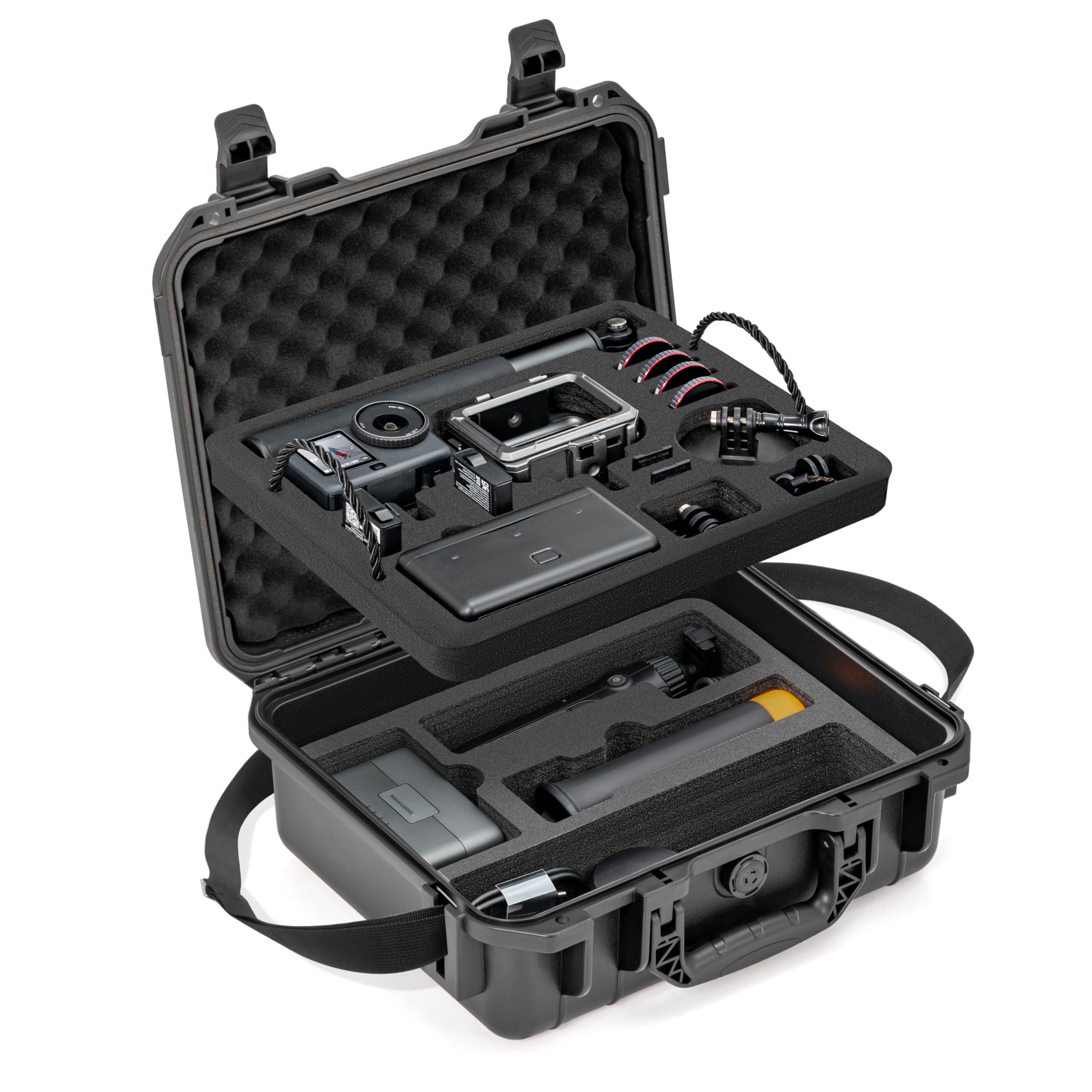 STARTRC PHOTO Osmo Action 6 - Custodia impermeabile a doppio strato per DJI Osmo Action 6 accessori, per Standard & Adventure Combo [Solo valigia]