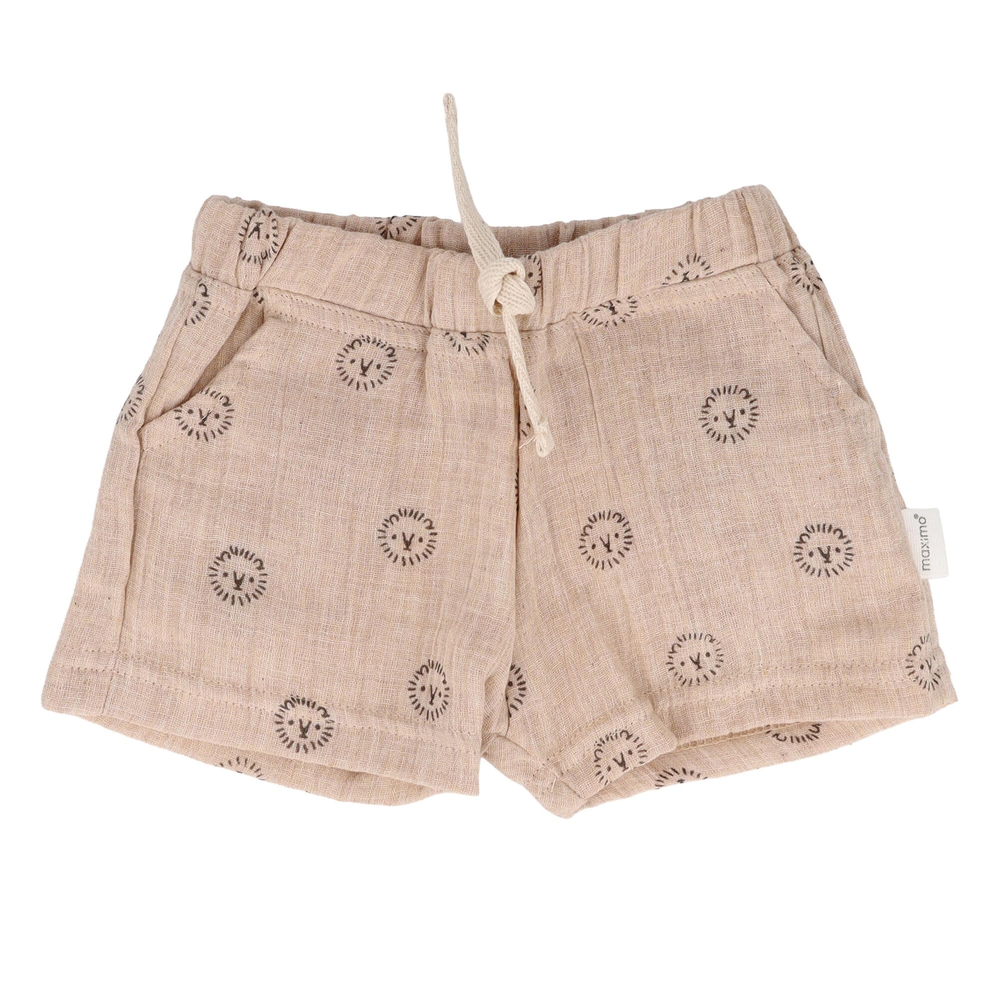 maximo GOTS Baby Boy-Shorts Musselinstoff Musselin