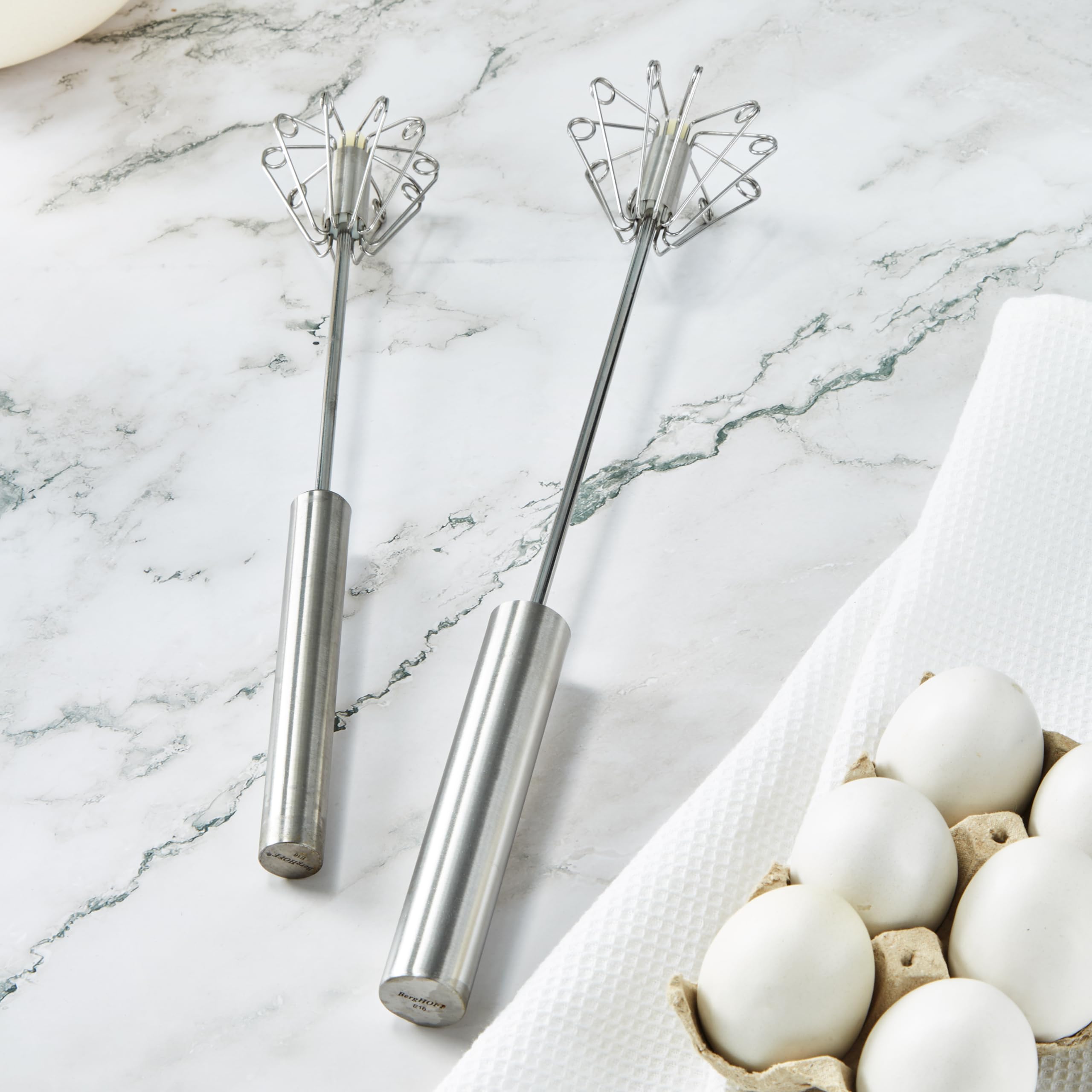 Amazon.com: BergHOFF Essentials 2Pc Stainless Steel Miracle Whisk