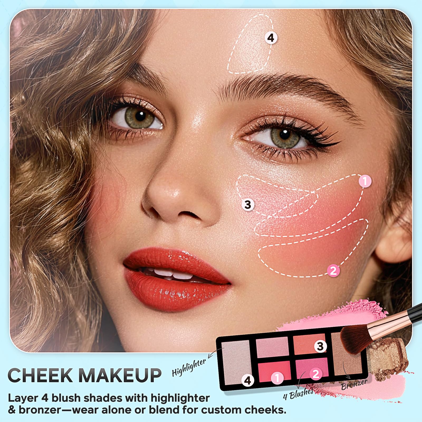 Amazon.com : Color Nymph Beginner Makeup Kit For Teens With The