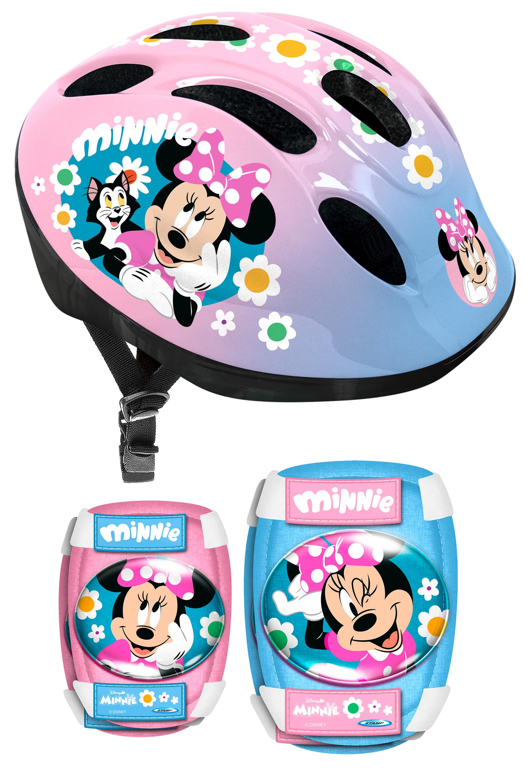 Set Helmet + Elbow & Knee Pads Minnie It's ME