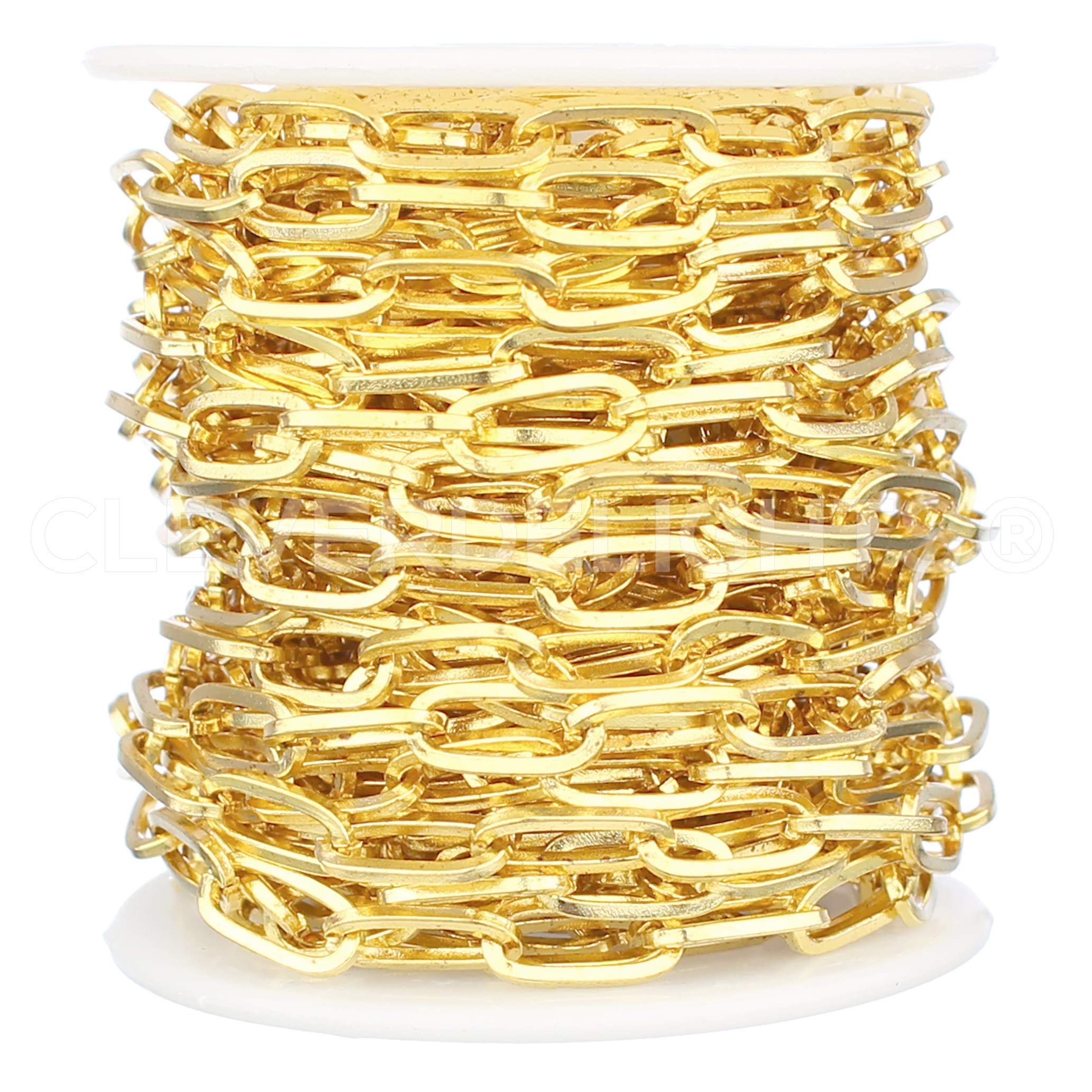 CleverDelights Bulk Cable Chain - 1/2