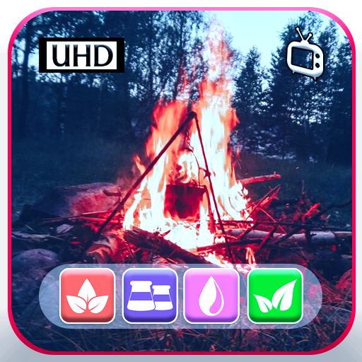 Warm Campfire Glow - Relaxing Fire Sounds & Ambience Screensaver-image-49