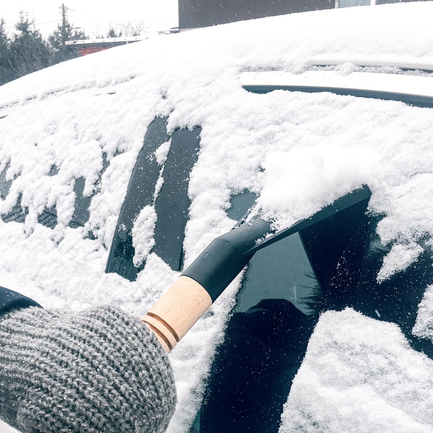 Auto Drive 24-inch Snow Brush And Ice Scraper, Blue, Compact And Lightweight For Winter Driving - View #9