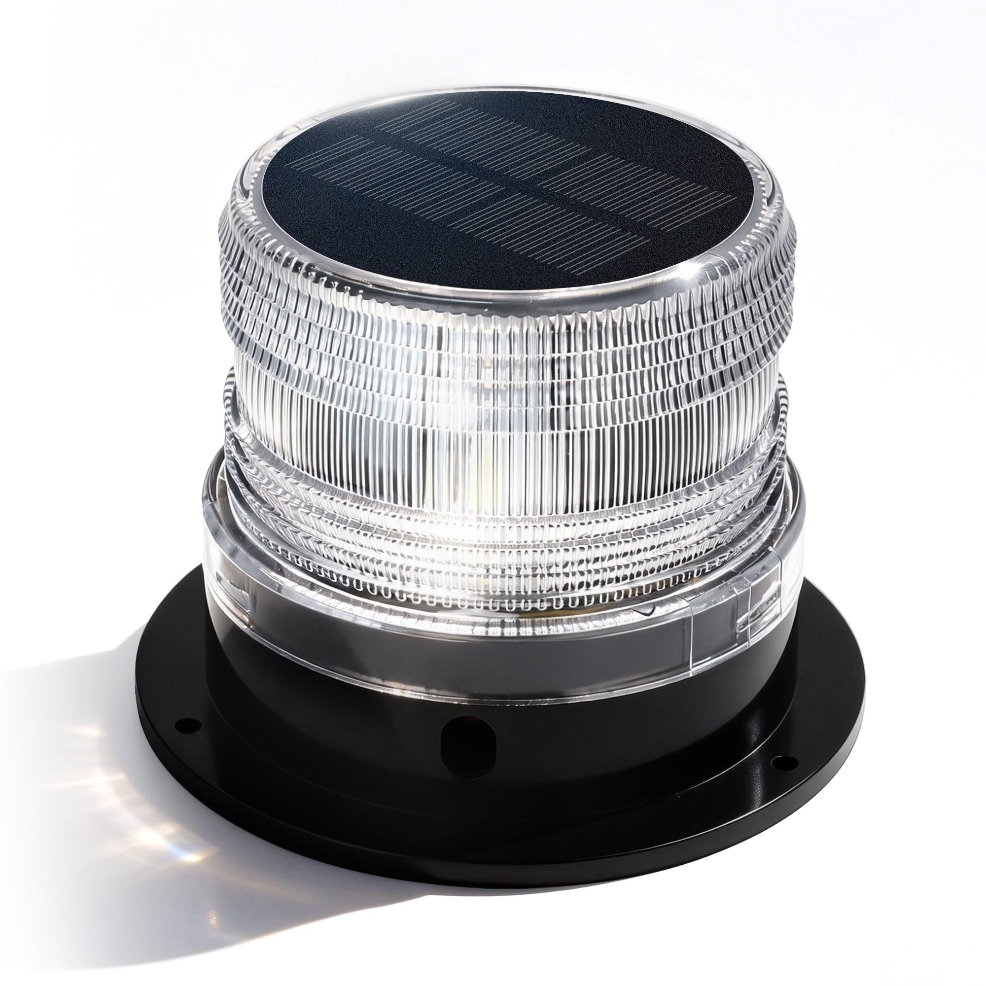 Solar Ankerlicht Boot 360° LED Navigationslicht, Magnetisch IP65 Wasserdicht, 4 Modi (Blinken, Strobe, Dauerlicht, Rotation), Boot Beleuchtung für Yacht, Kajak, Ponton (Freizeitgebrauch)