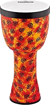Meinl Percussion VivaRhythm Djembe Instrument - Very Large Handdrum - With Synthetic Head - Diameter 14 Inches - Plastic, Multicoloured (VR-SDJPO14-SH)
