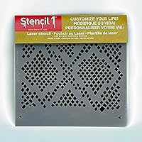 Vista 4 de Stencil1 Plantilla de piel de serpiente de 6 pulgadas