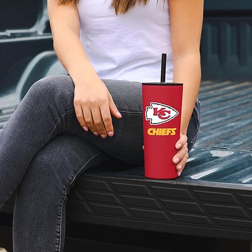 Miniatura 7 de FOCO NFL - Vaso de viaje de 22 onzas con aislamiento con logotipo de equipo de la NFL unisex