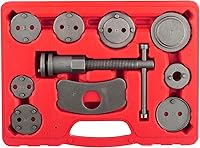 Vista 9 de OEMTOOLS 27113 Juego de pinzas de disco de 18 piezas, para nacionales/importaciones, incluyendo herramienta de roscado de mano izquierda