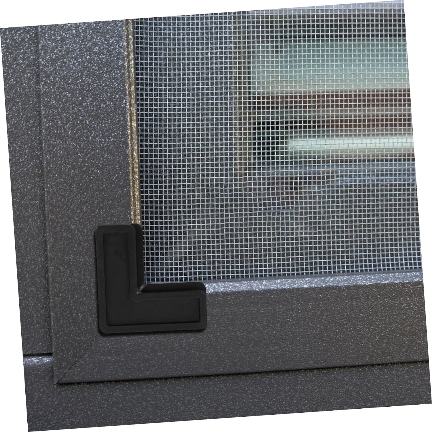 Gadpiparty 10pcs Replacement Screen Door Brackets Plastic Screen Frame Corners Brackets and Installation Braces