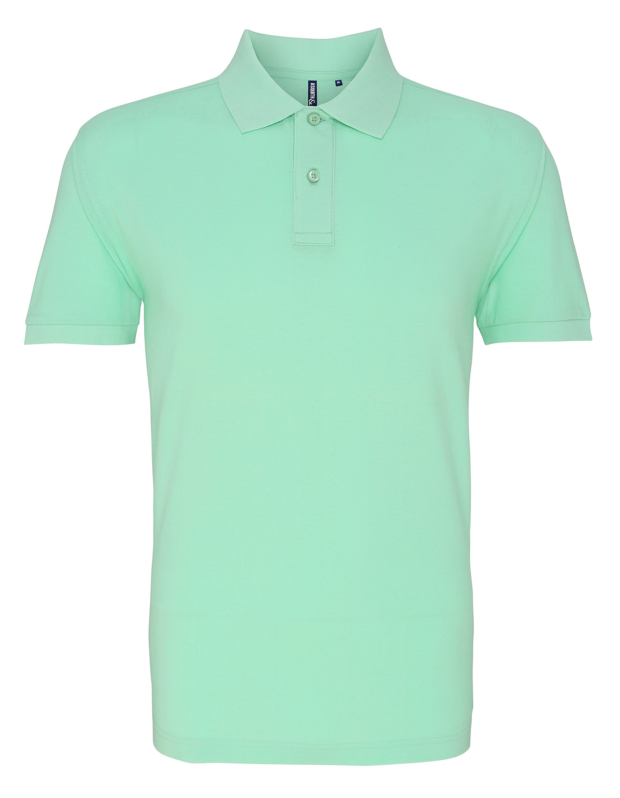 Asquith And Fox Men's Green (Mint 000) Asquith & Fox Polo Short Sleeve Polo Shirt, XX-Large (Manufacturer Size:2xl)