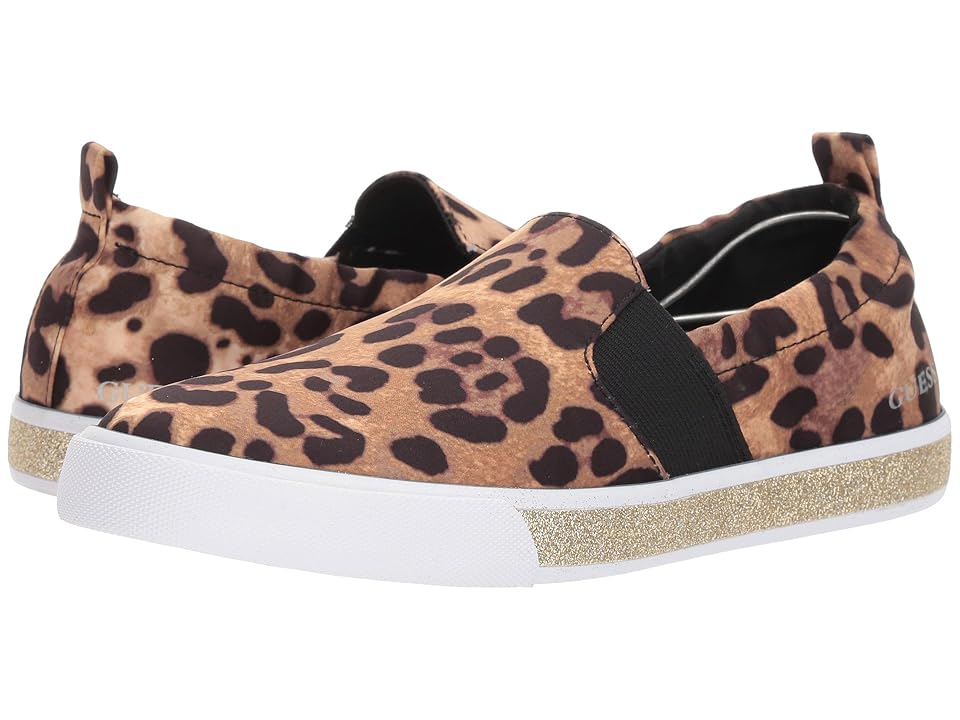 

GUESS Maxwell (Brown Multi Fabric) Women's Slip on Shoes