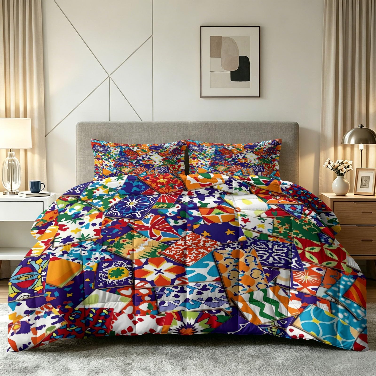 Edredón sin funda de 200 x 200 cm lavable que soluciona los cambios de temperatura en la cama
