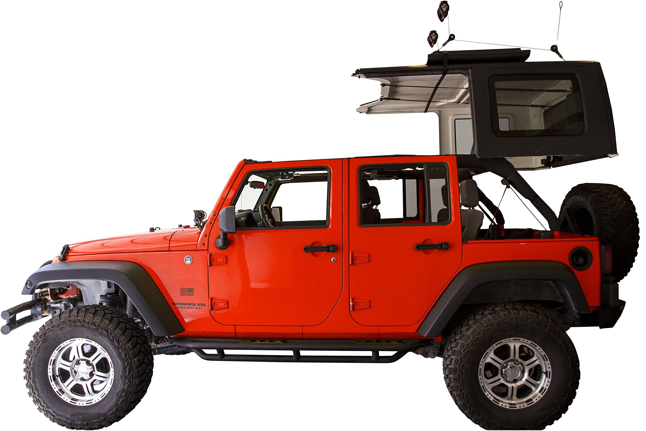 myLIFTER MLHDT01- Hardtop Lifting Kit Smart Hardtop Lifting System (2-Door and 4-Door Motorized Hoist for Jeep Hardtop Removal and Storage)