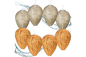 8Pcs Waterproof Wasp Nest Decoys Deterrent