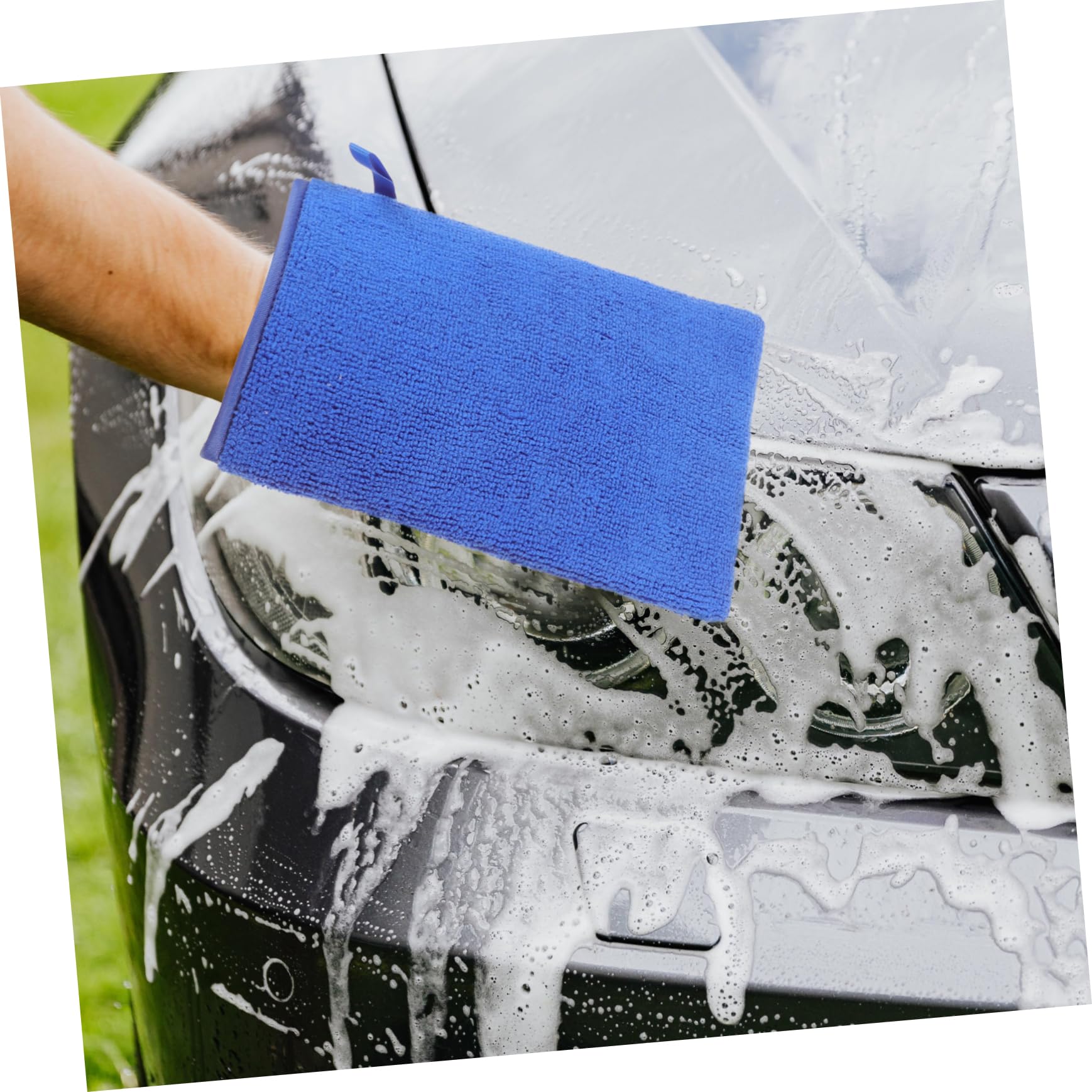 Gatuida 3 Piezas Guantes Lodo Guante Lavado Microfibra Sin Rayones Guante Lavado Coches Microfibra Auto Arcilla