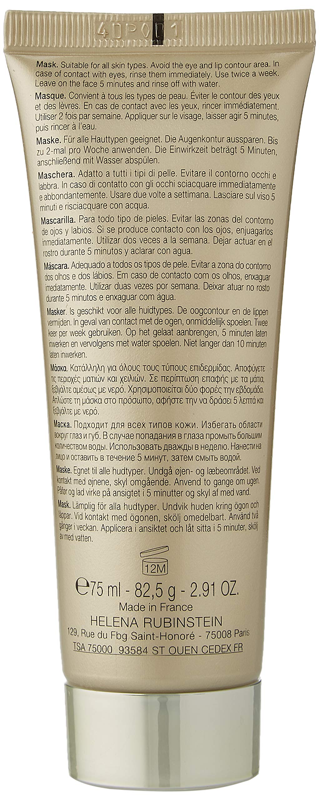 Helena Rubinstein Maschera Esfoliante Viso - 75 Ml