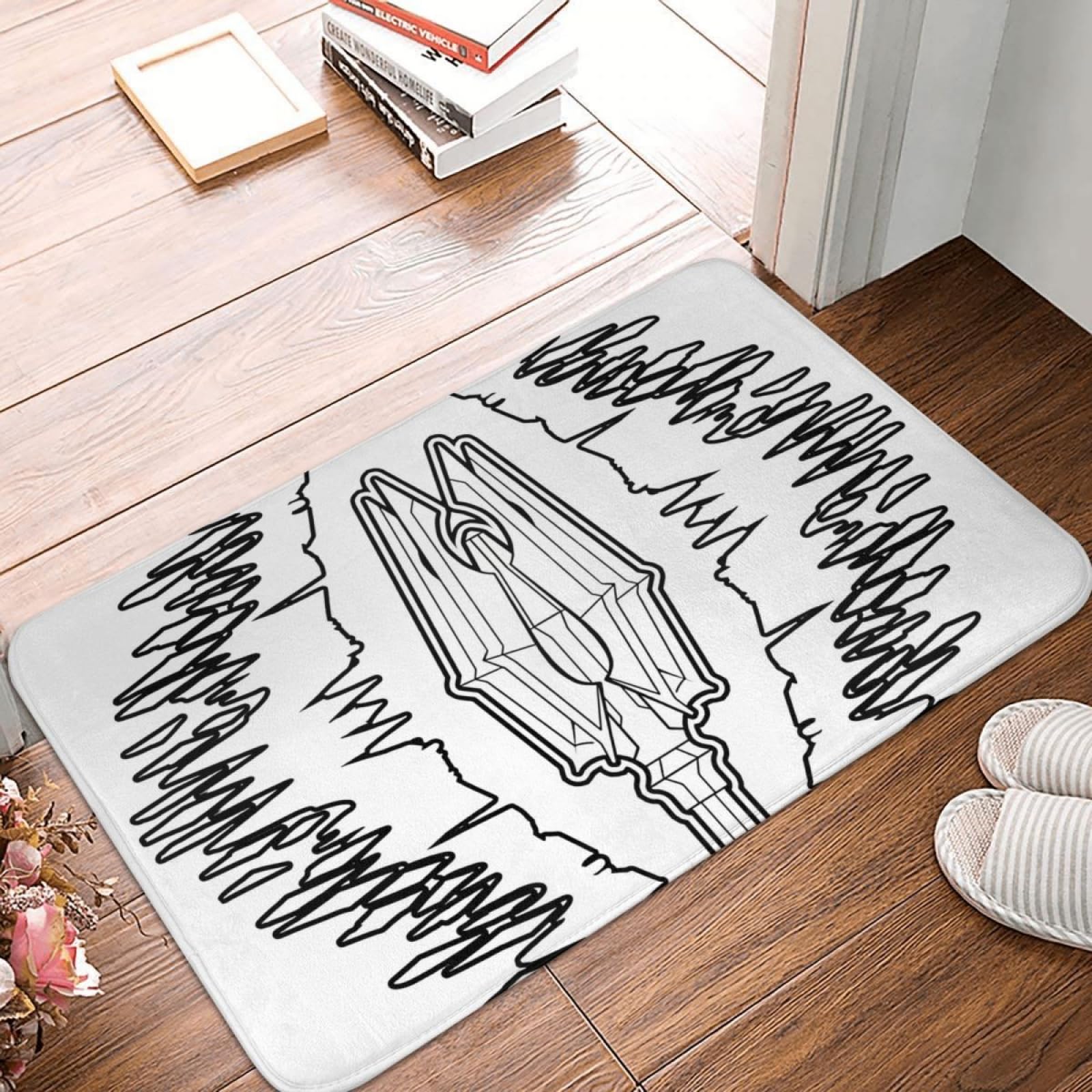Tapis d'entrée Eye of Sauron antidérapant pour résoudre les problèmes de glisse au salon