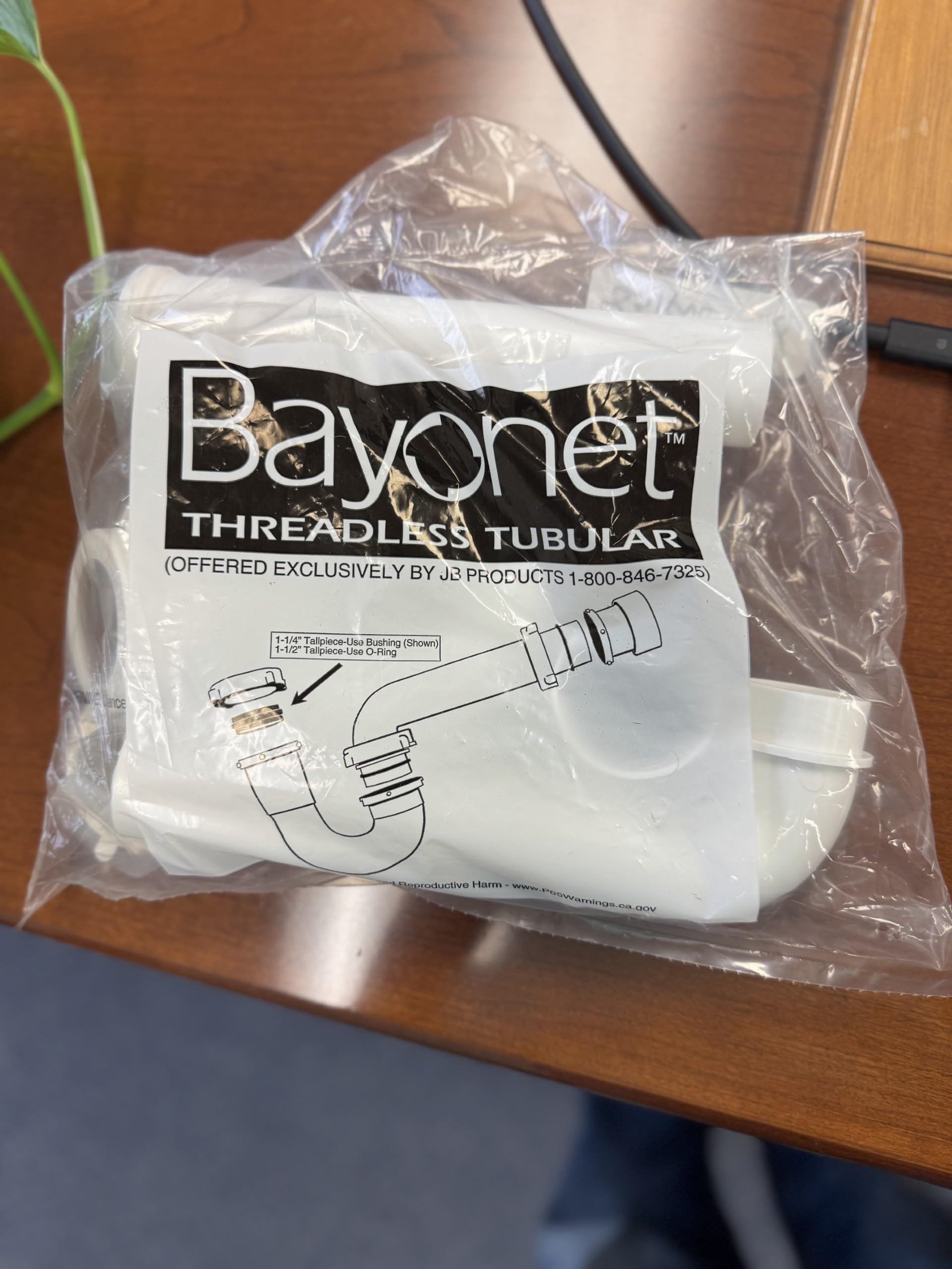 Amazon.com: JB Products 1-1/2 Inch Bayonet P-Trap Kit, Patented