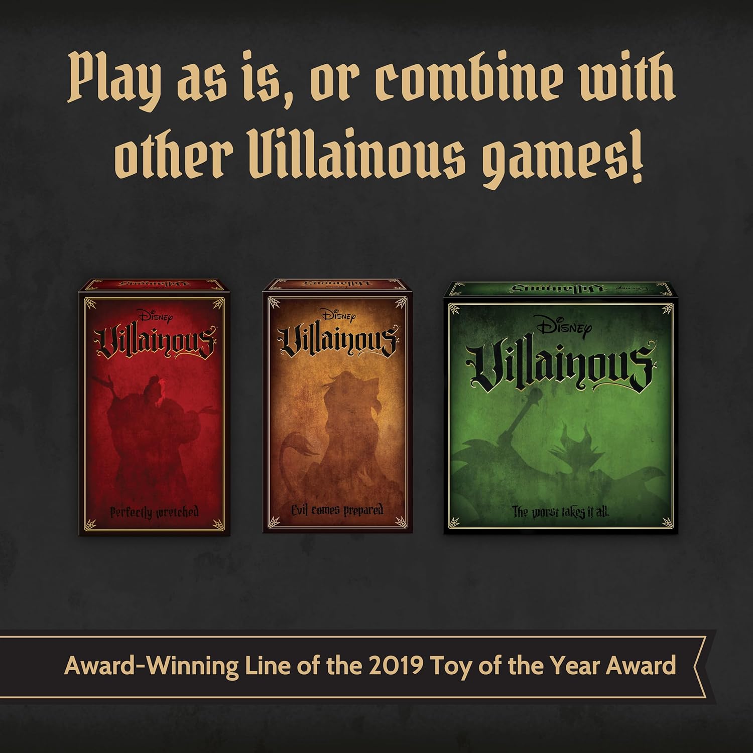 Ravensburger Disney Villainous - Bigger and Badder Strategy Board Game - New Pixar Villains - Play as Syndrome, Lotso or Madam Mim - Standalone or Expand with Other Villainous Games - Ages 10+