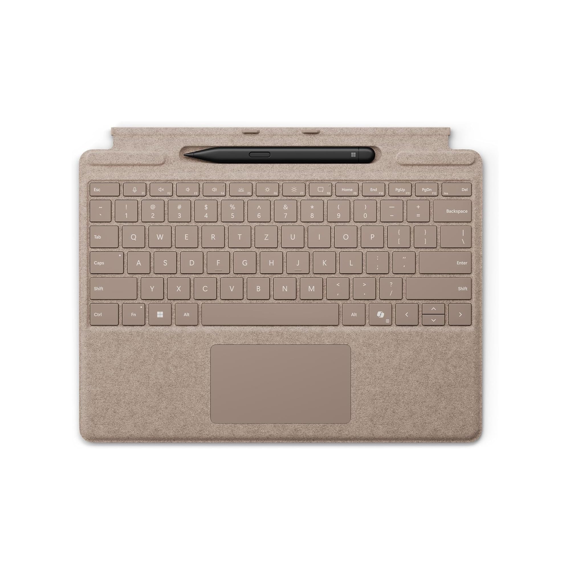 Microsoft Surface Pro klawiatura z rysikiem Surface Slim | piaskowa | QWERTZ | kompatybilna z Surface Pro Copilot+ PC (11. edycja), Surface Pro 9 i Surface Pro 8