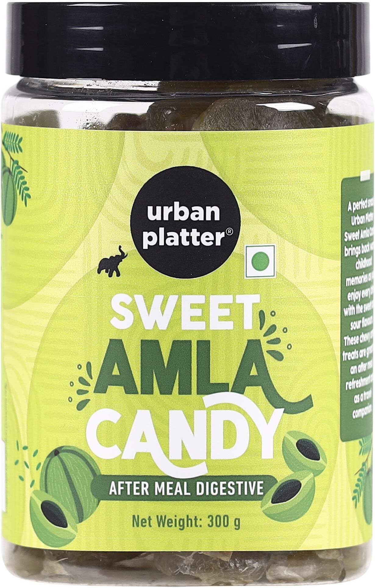 Urban Platter Sweet Amla Candy (Avla), 300g Sweet and Sour | Rich in Vit C | After Meal Digestive