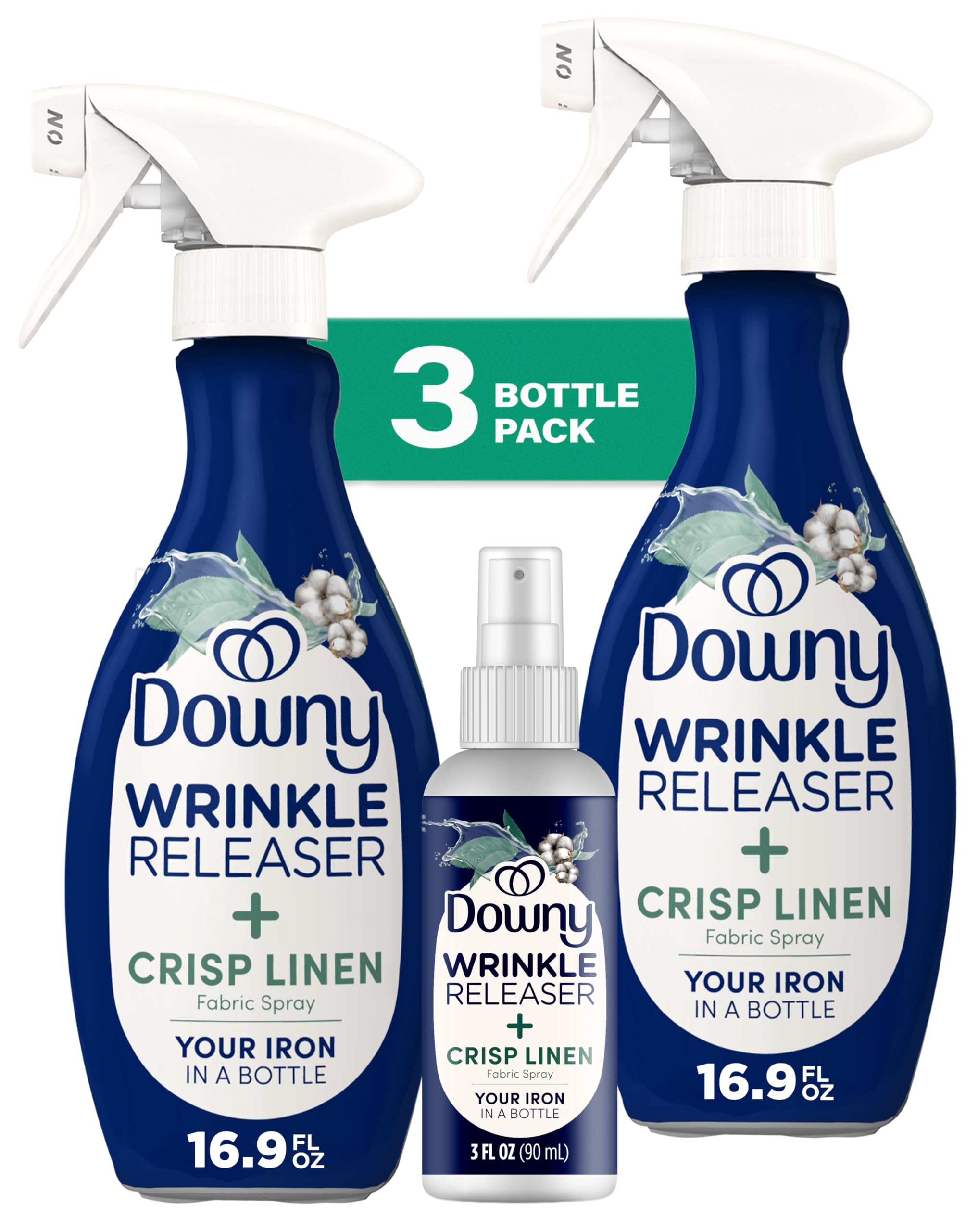 Wrinkle Release Combo Pack Crisp Linen Scent - 16.9oz and 3oz
