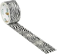 Vista 3 de Cinta adhesiva Duck con diseño de cebra, 280110