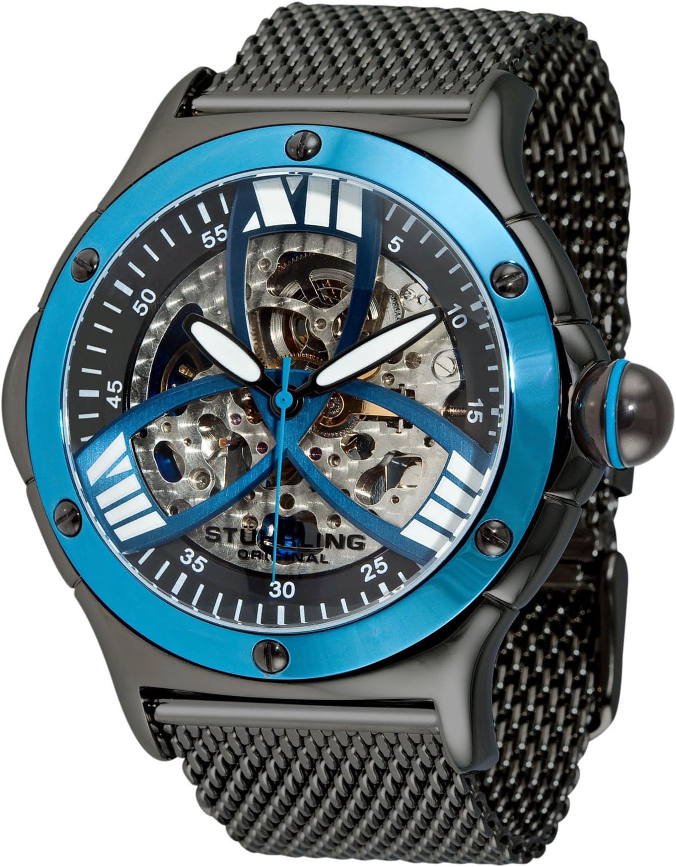 Stuhrling Original Men's 4ATB.332L951 Lifestyle Alpine Slalom Automatic Skeleton Watch