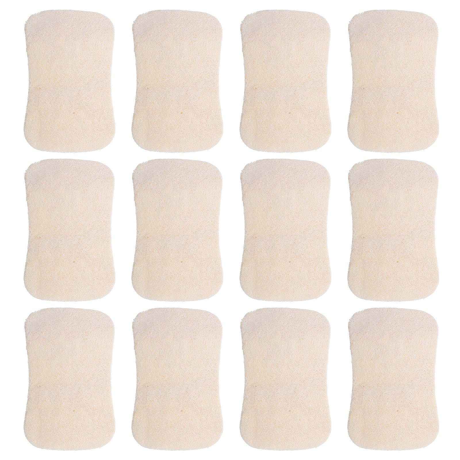 20 Esponjas para Fregar Platos y Ollas de Fibra Natural de Lufa, sin Rayar ni Dejar Grasa, Ideales para Cocina y Uso Doméstico