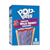 Toaster Pastries, Breakfast Foods, Kids Snacks, Frosted Wild Berry, 13.5oz Box (8 Pop-Tarts)
