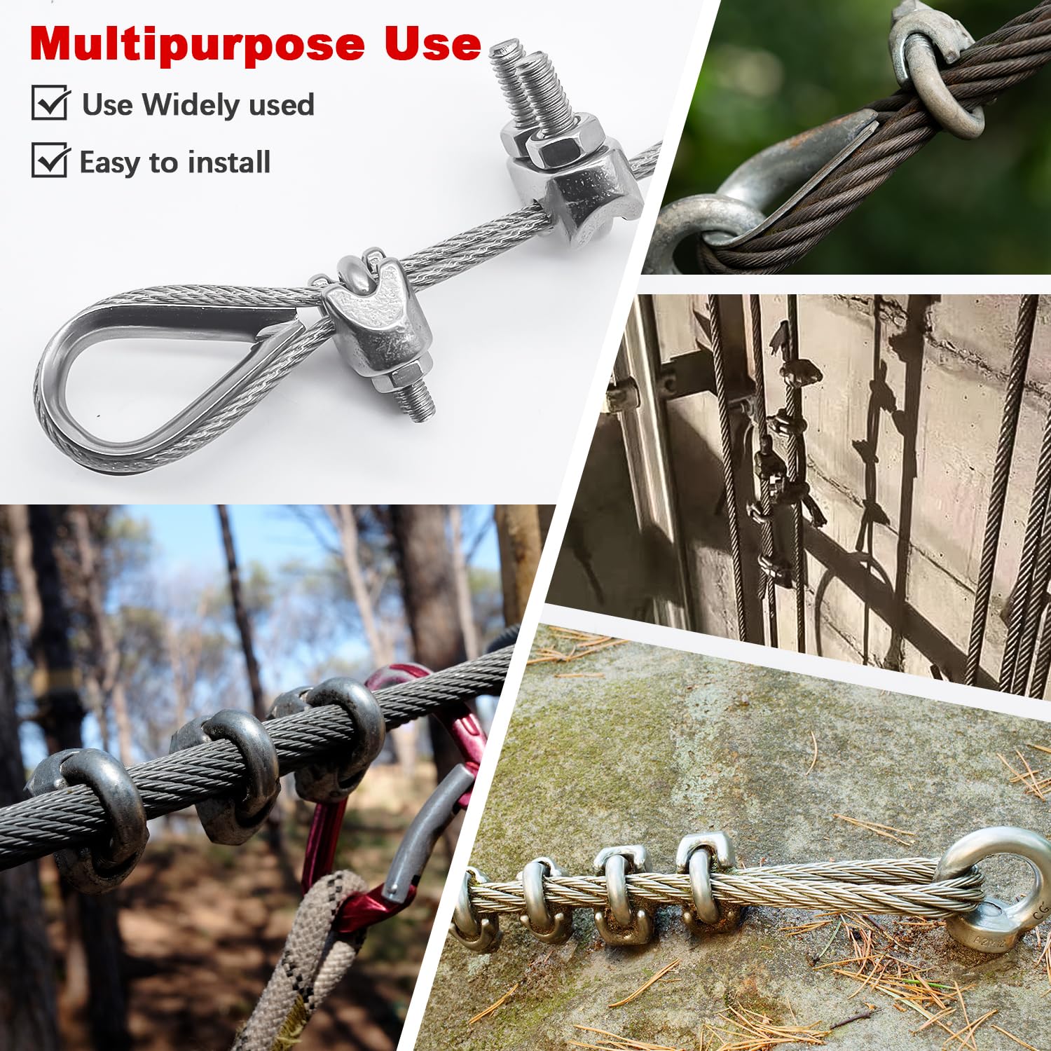 Snapklik.com : 20PCS 304 Stainless Steel 1/8
