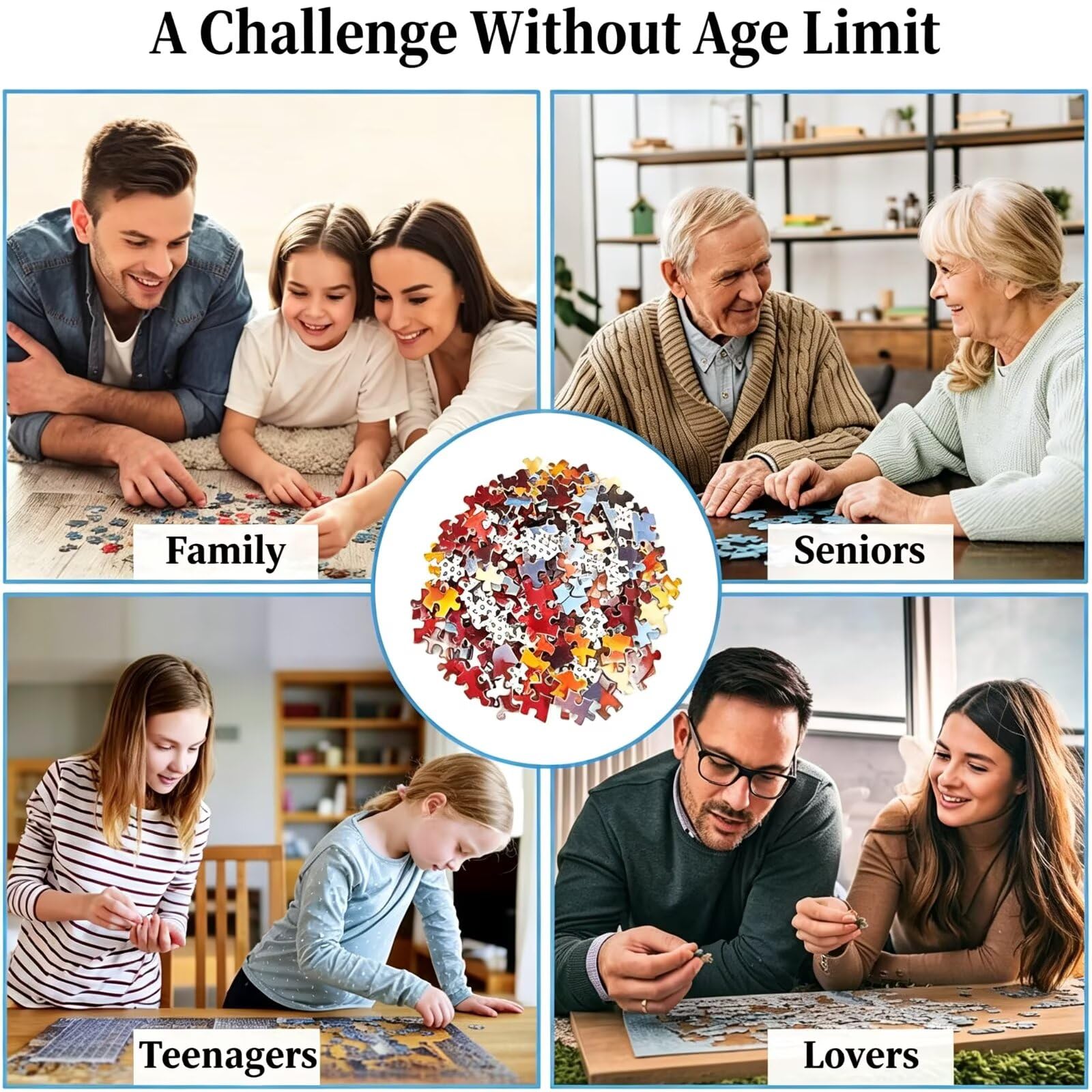 Puzzle 6000 Pezzi Città Puzzle Classici per Gioco Familiare, n-17 | Impossibile Puzzles, Intrattenimento Creativo, Rilassamento Intelligence, Regalo per Amore e Amico, Decorazioni Casa, Strada