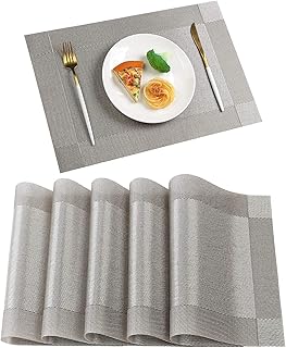 Tappetini da Pranzo Set di 6 Tovagliette 30 x 45 cm PVC per Hotels Ristorante Catering