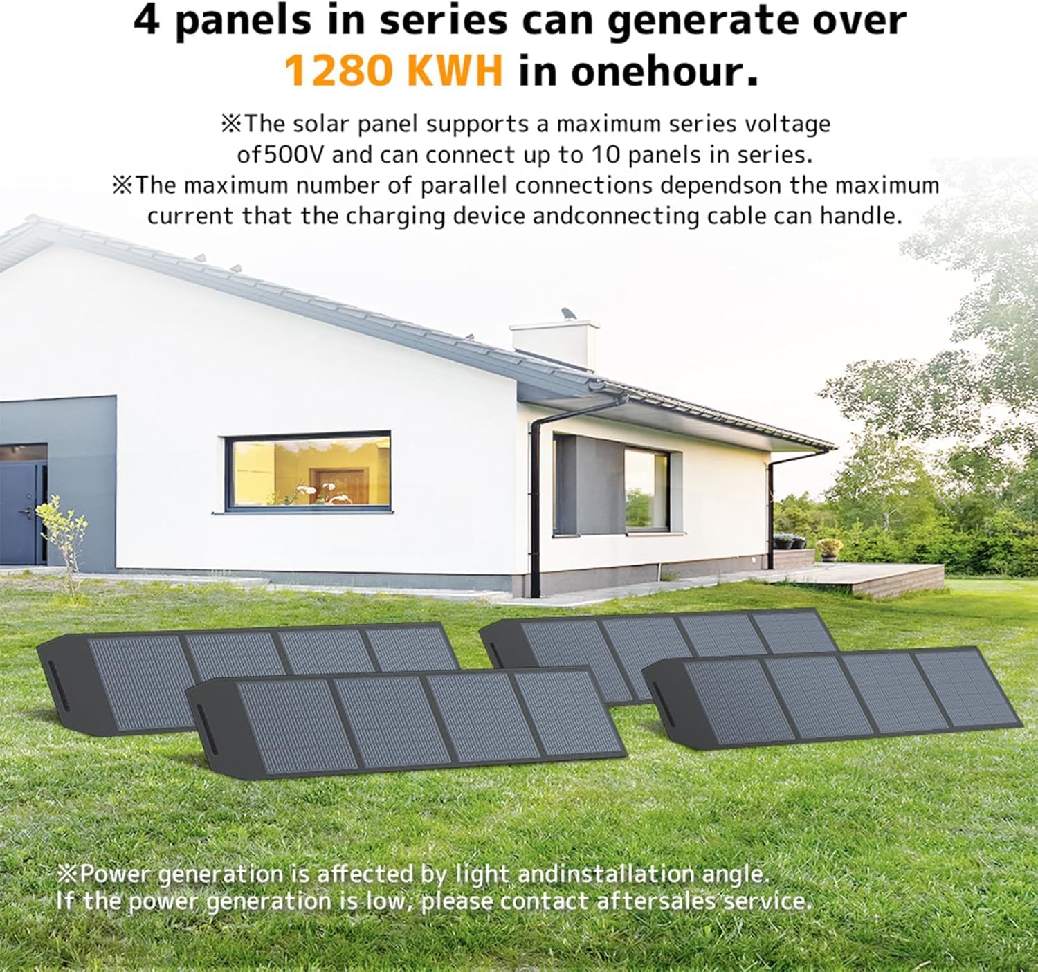 Faltbares Solarpanel 400W Solar-Ladegerät IP67 Wasserdicht und Staubdicht Hohe Ausgangskonversionseffizienz 22.5% Tragbares Ladegerät Solarstrom Solarpanel Camping Outdoor Notstromversorgung