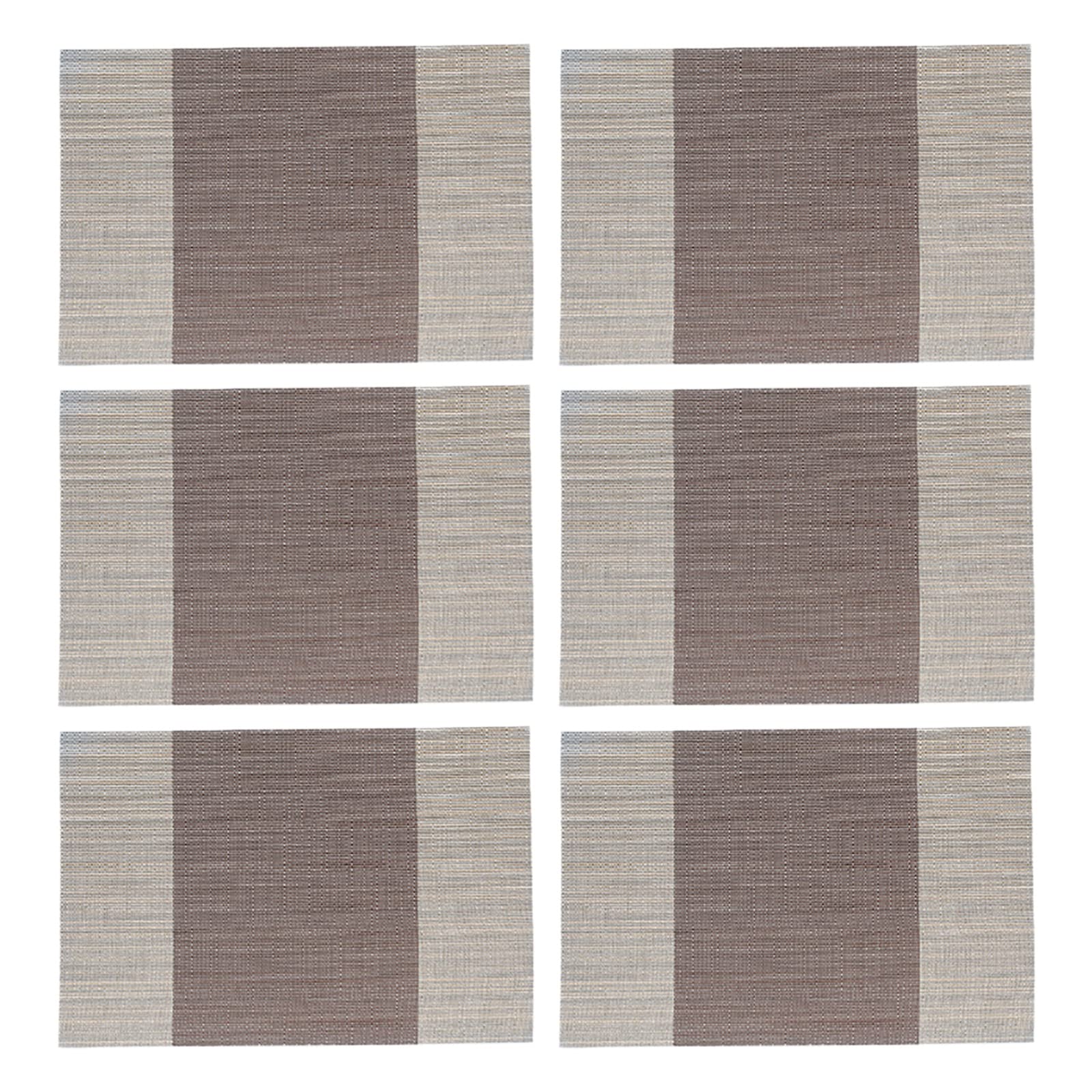 Set de table de restaurant et hôtel haut de gamme en PVC lot de 6