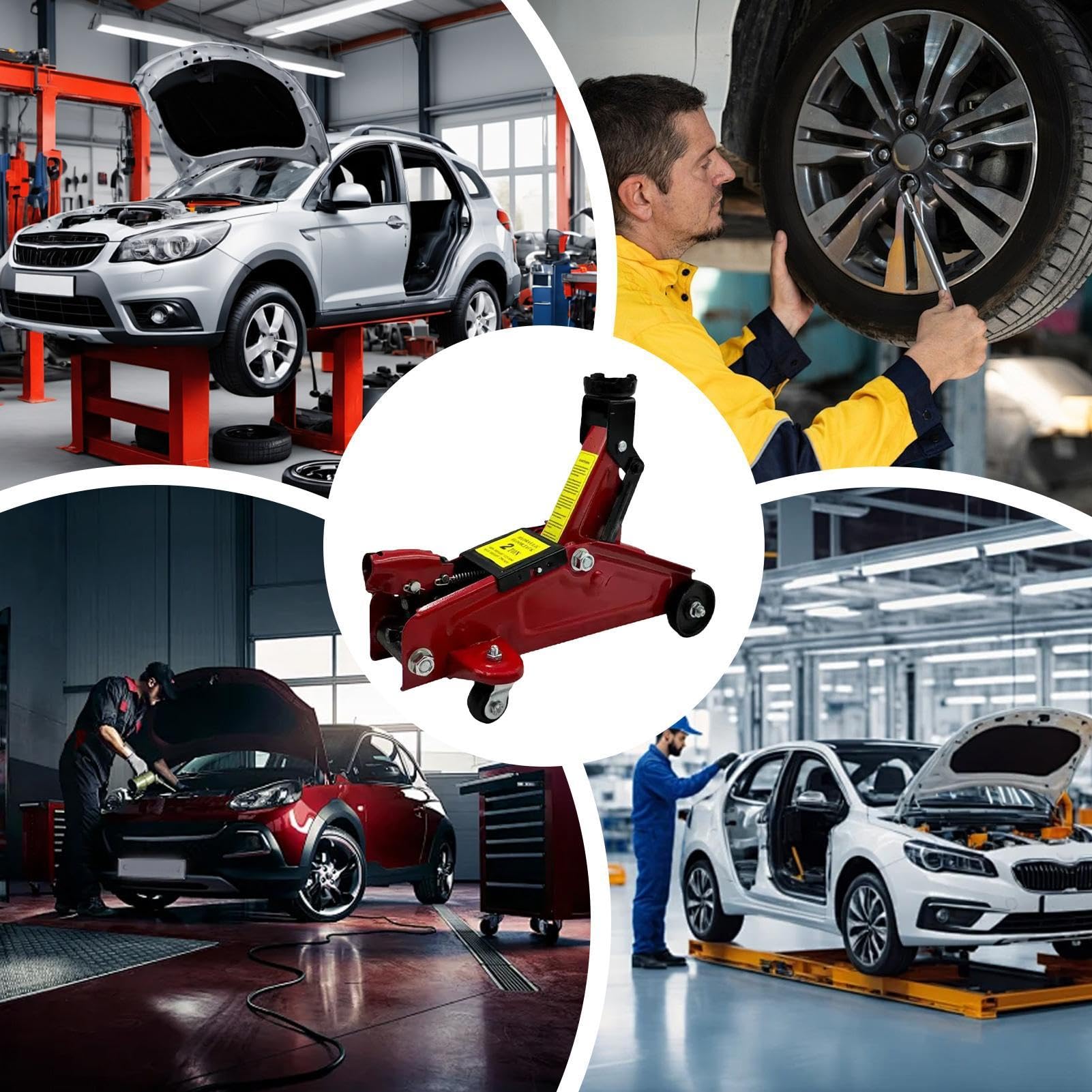Cric Idraulico per Auto Cric Auto Pesante 3 Tonnellate