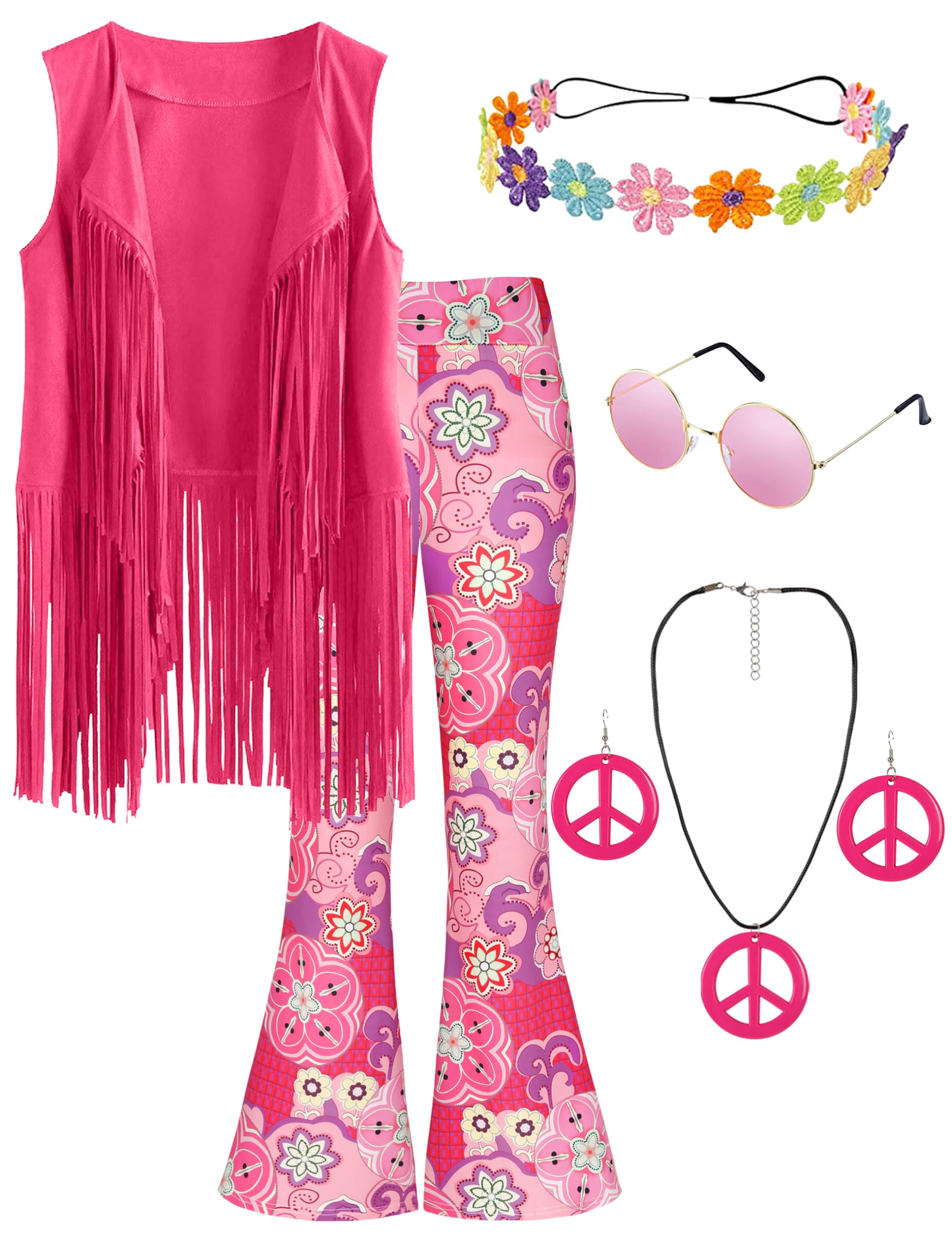 60s 70s Outfit 8pcs