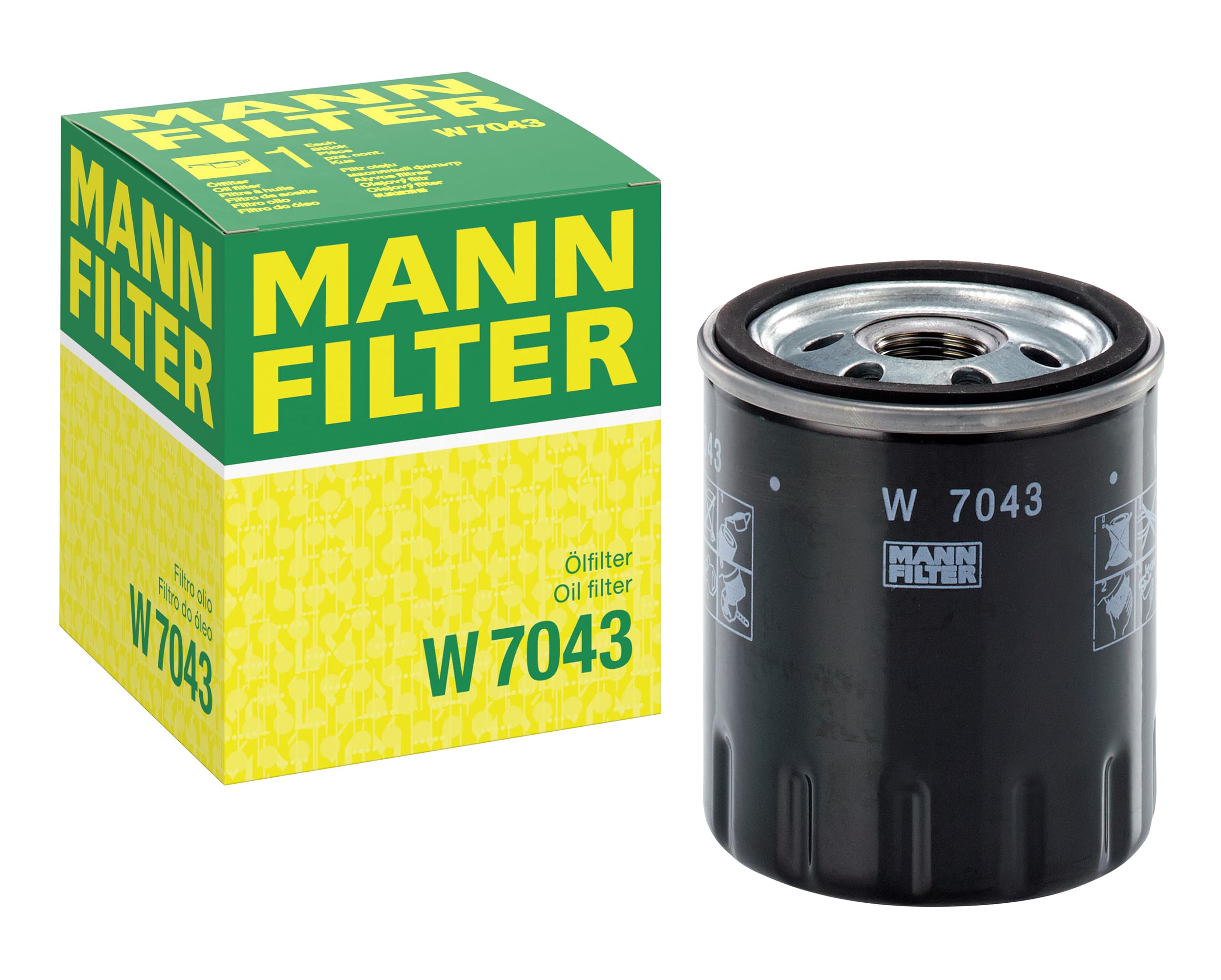 Sponsored Ad – MANN-FILTER W 7043 Oil Filter - for Cars + Transporters