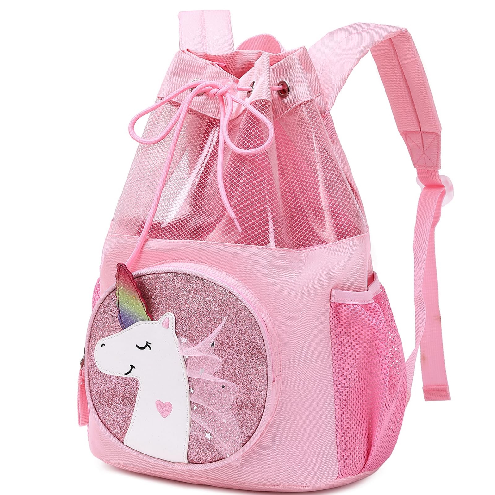 mygreen Drawstring Backpack Gym Cinch Bag for Swim Beach Sports Waterproof for Kids | for Swim, Beach, Sports