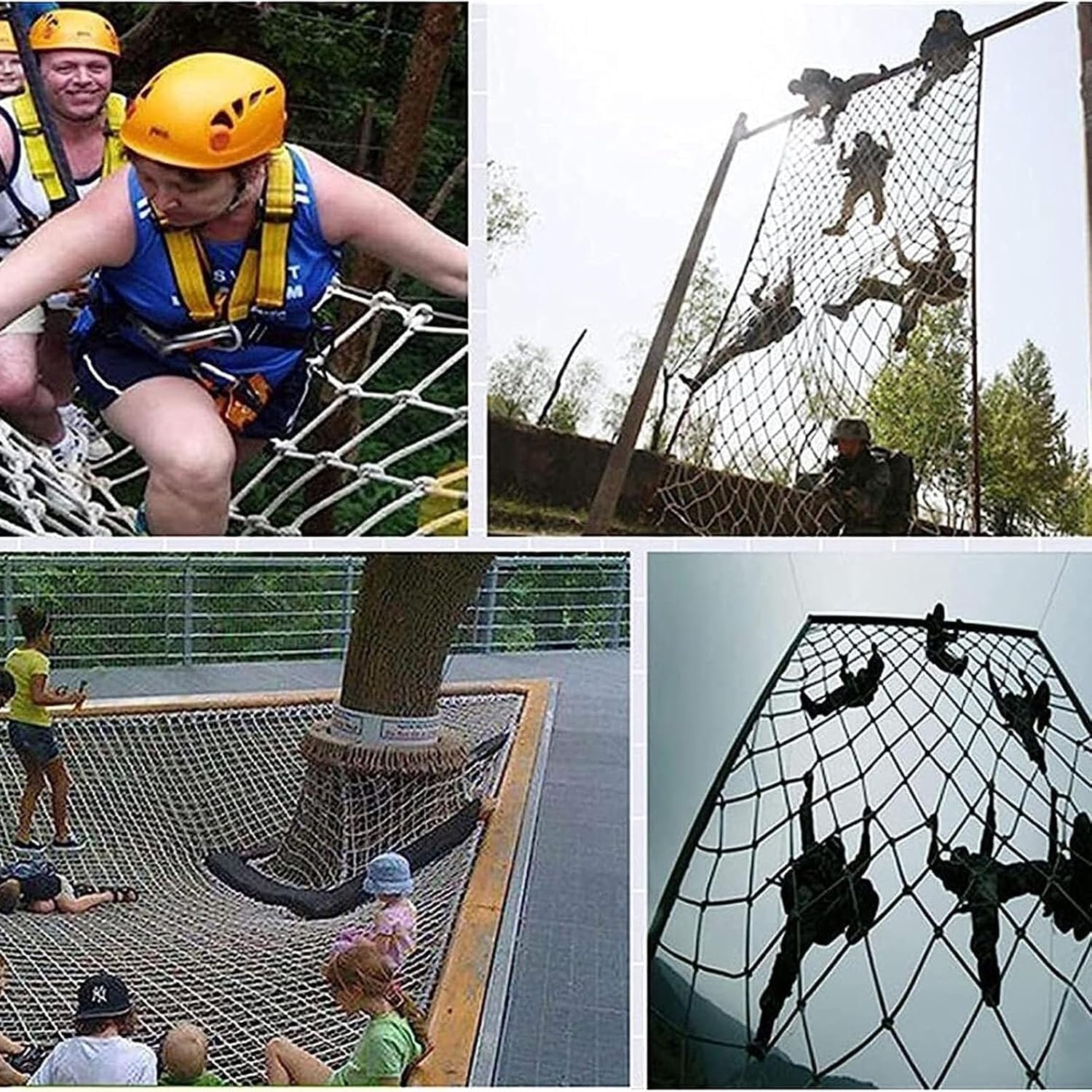 Outdoor Climbing Net for Adults - Jungle Gym Equipment, Obstacle Course Accessories, Garden Swing Attachments, 1x10m (3.3x33ft) - Perfect for Play Areas & Fitness