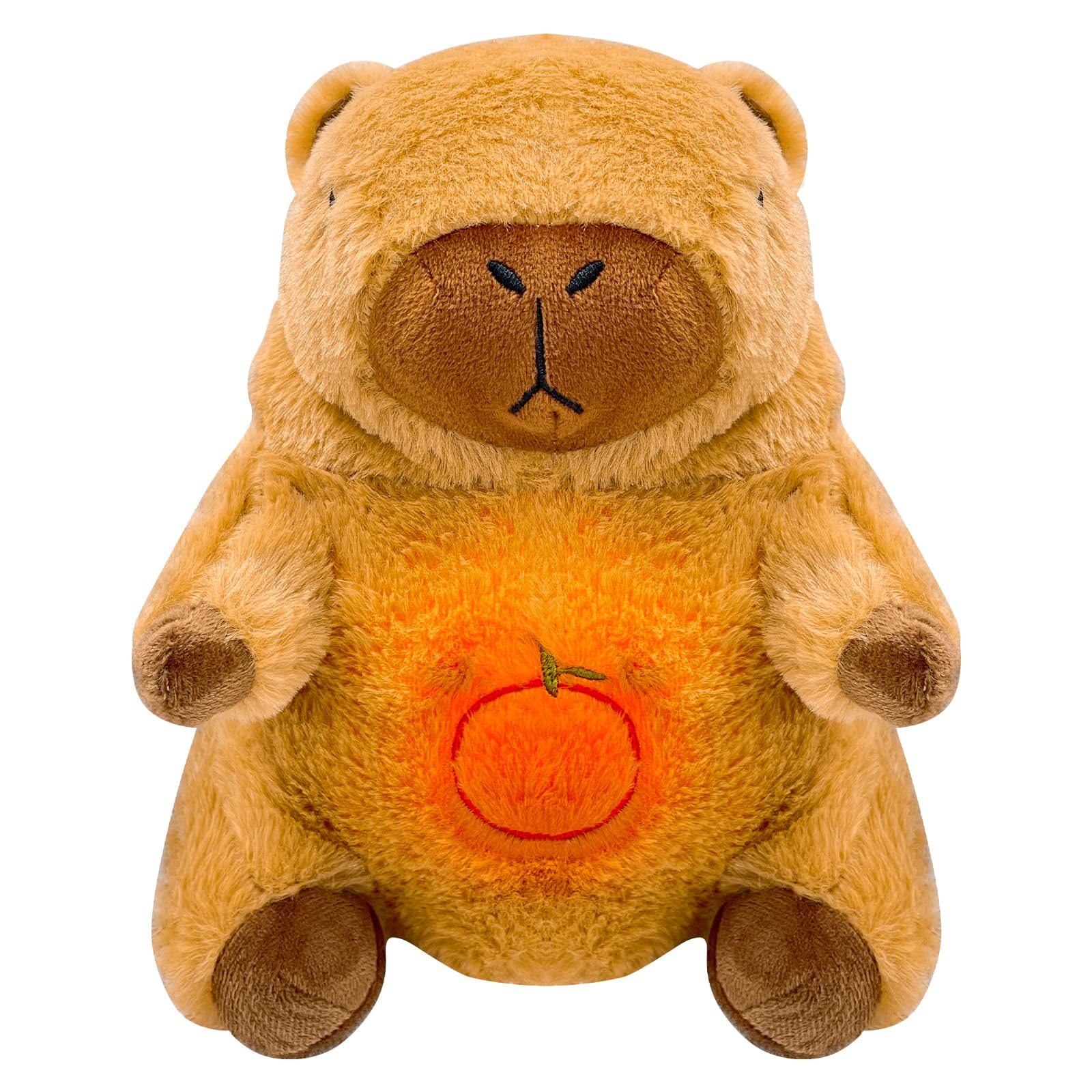 PQKL-party Capybara Breathing Plush Teddy - Anxiety Relief Toy, 25cm, Multicolor, 25 cm