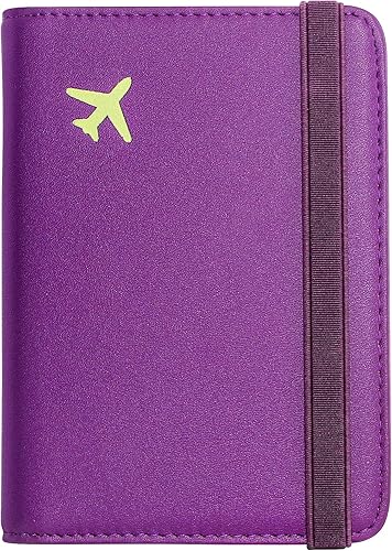 Miniatura 7 de ZOPPEN Cartera para pasaporte, funda para pasaporte, cartera de viaje para mujer, artículos esenciales de viaje, organizador de documentos,
