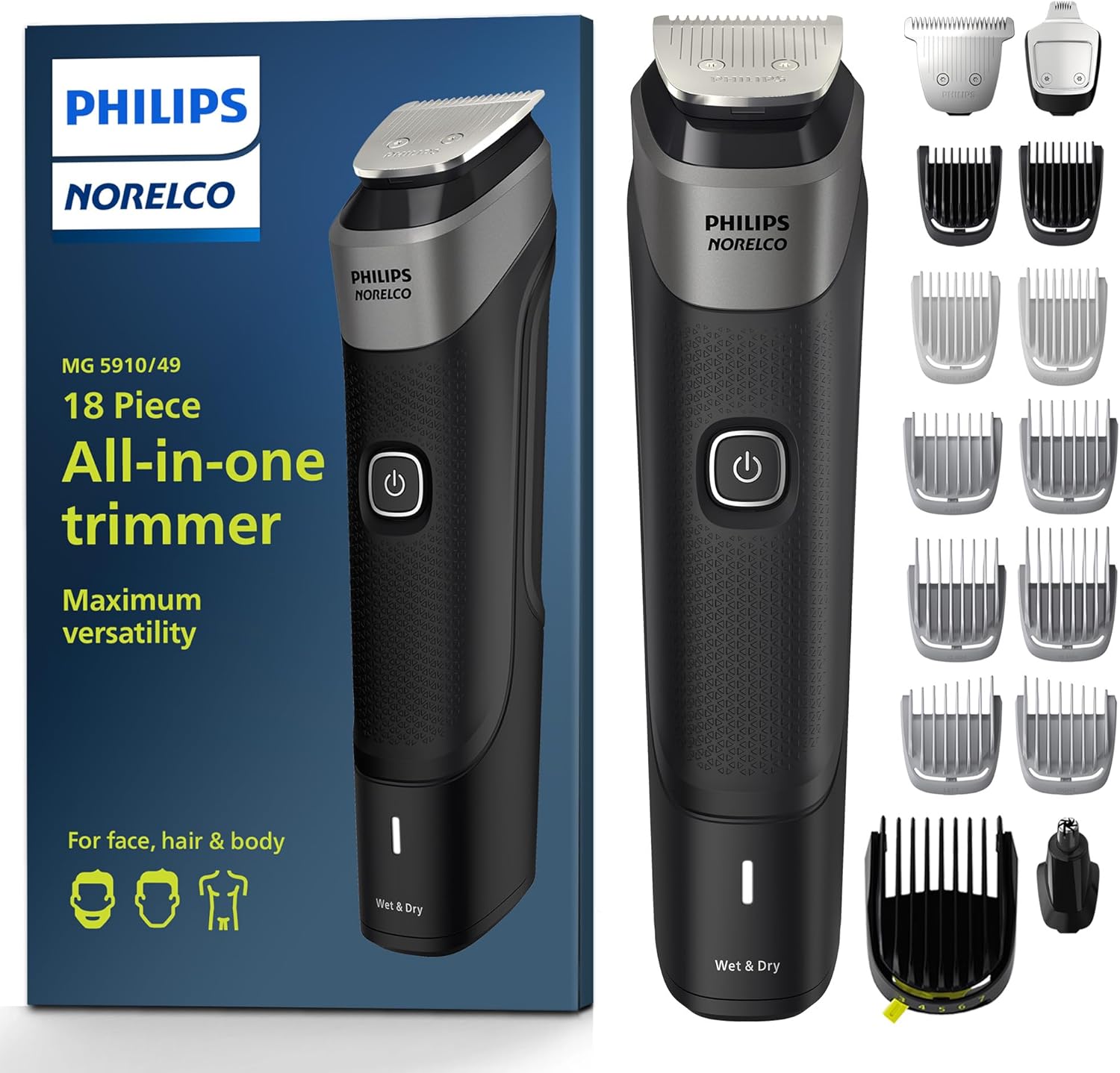 Philips Norelco Multigroom Series 5000 18 Piece