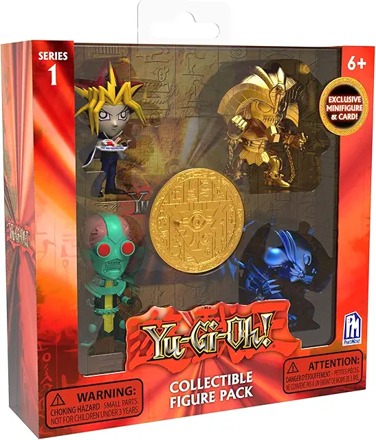 Yu-Gi-Oh! Minifigure 7,5 cm - Confezione da 4 Personaggi Collezionabili