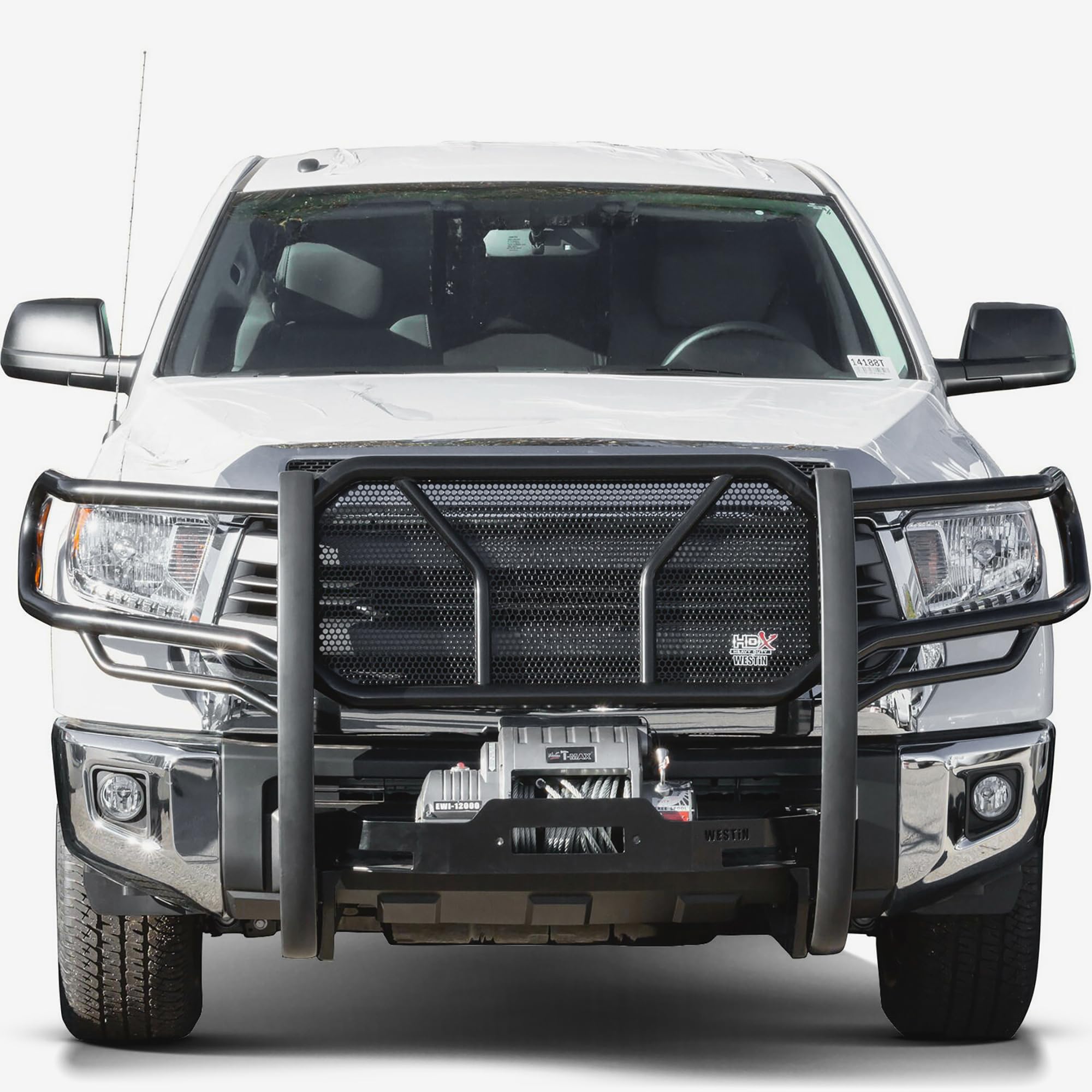 Amazon.com: Westin 57-93705 HDX 1-Piece Winch Mount Grille Guard