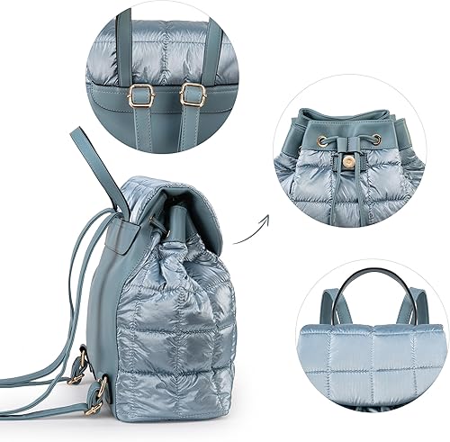 Miniatura 5 de Montana West Western - Mochila para mujer, impermeable, mochila casual para viajes con computadora portátil, A1-classic Azul, Mochilas de viaje