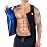 Kewlioo Men\'s Heat Trapping Zipper Sweat Enhancing Vest - Zip Up Compression Vest Shirt Shapewear Top - Gym Exercise Versatile Heat Shaper Jacket (Multicolor, Small-Medium)